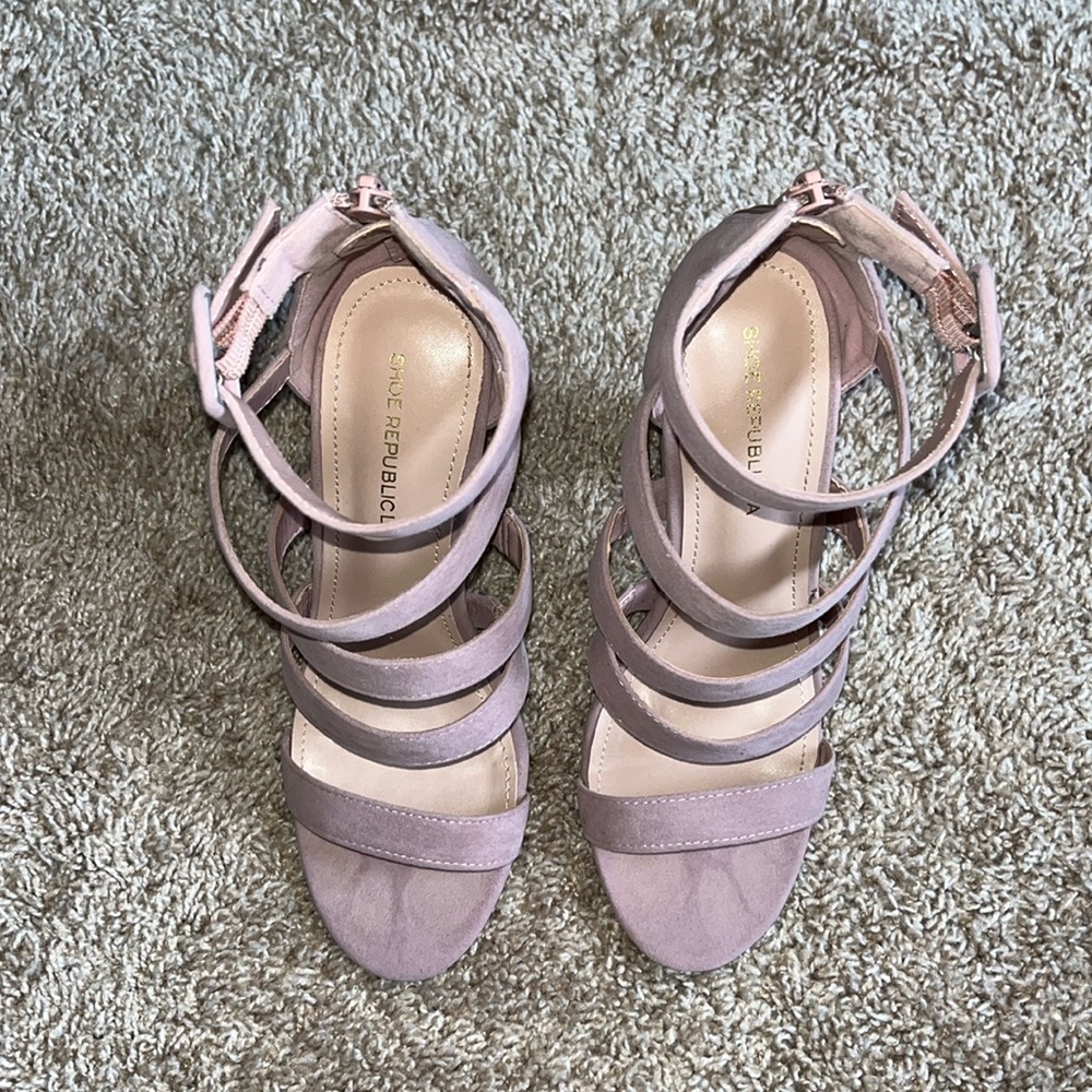 Pink Strappy Heels